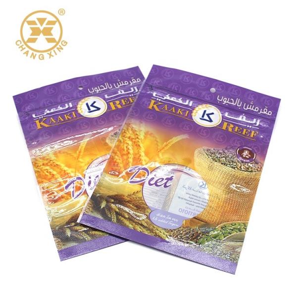 O empacotamento plástico do logotipo 0.5kg 250g do OEM para a tortilha dos pães envolve o empacotamento feito sob encomenda da soldadura térmica