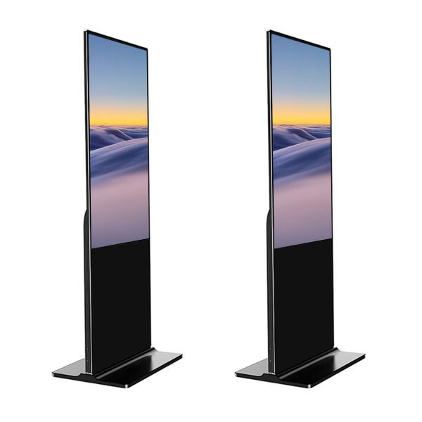 Floor Standing LCD Advertising Player 40KG Single Gross Weight Touch Screen LCD Advertising Display With Live Updates
