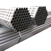 Tubo de aço galvanizado revestido com zinco Q235 Cor Prata 16 - 40 mm Od