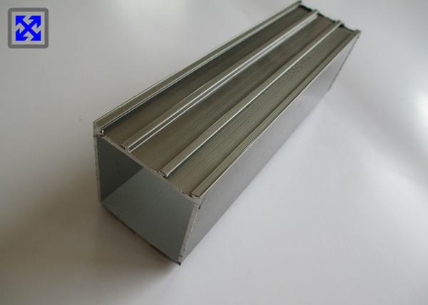 Dark Gold Aluminium Channel Profiles , Extruded Aluminum Profiles For Stair Railing