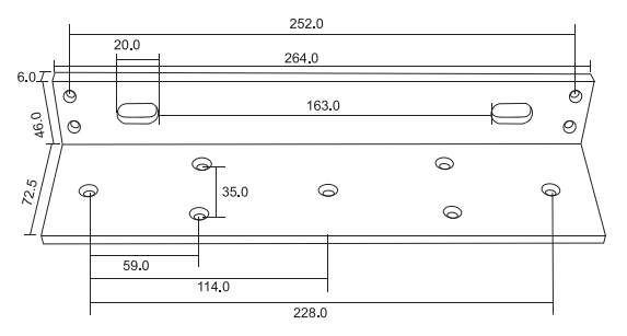 500L Magnetic Lock Bracket for 500KG Electro Magnetic Door Locks