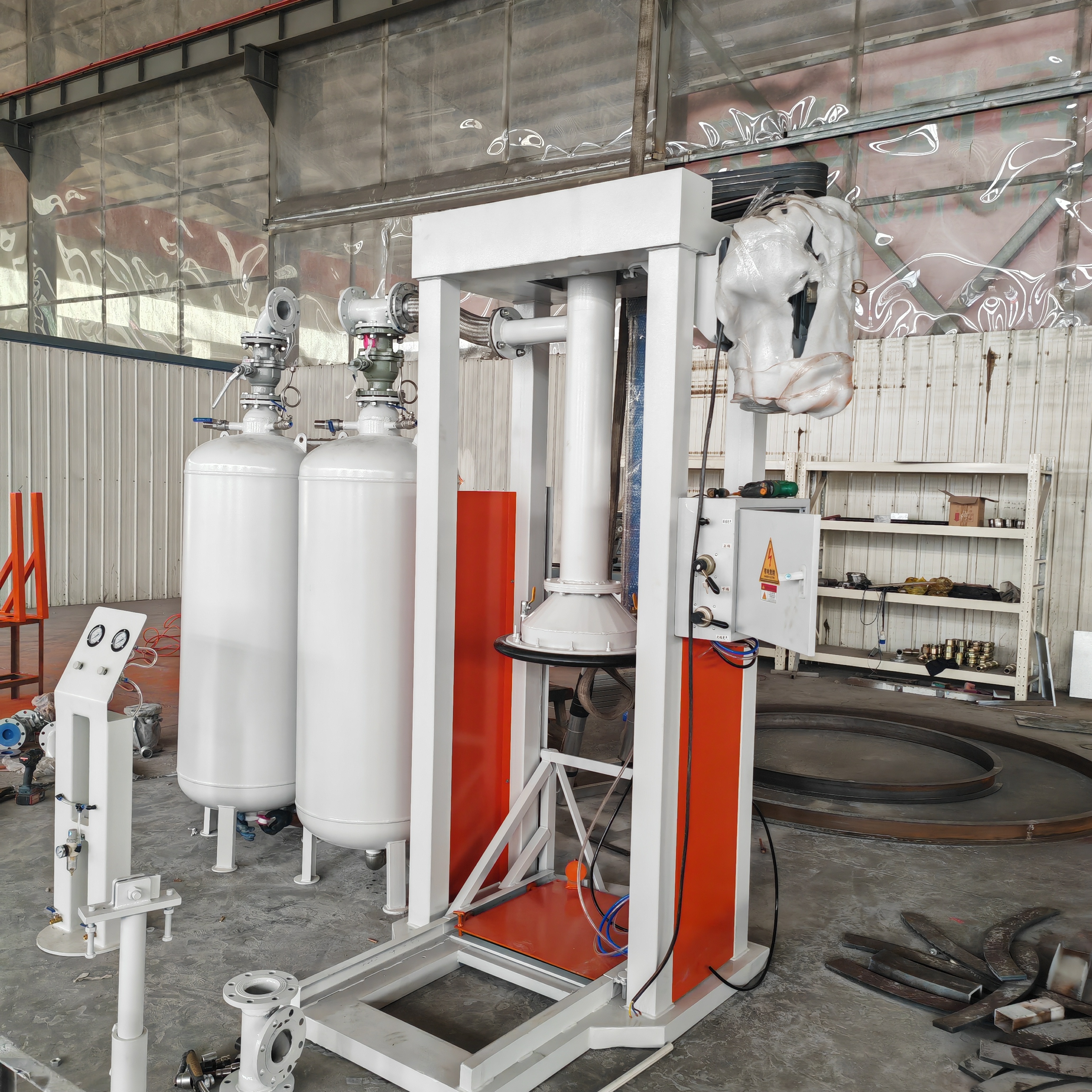 Automatic PC Strand HDPE/LDPE Coating Line Prestressing Steel Strand Anti-Corrosion Extrusion Machine