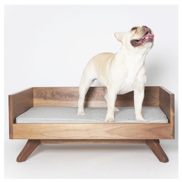 Da mobília de madeira do animal de estimação do ODM do OEM a cama de madeira moderna luxuosa do cão personalizou