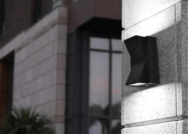Dual Heads 6W Up And Down Outside Wall Lights , LED Garden Wall Lights IP65