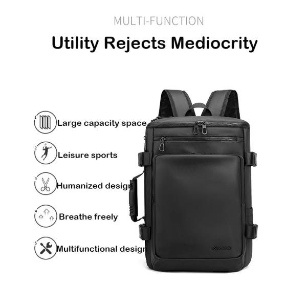 Stylish Business Travel Backpacks BSCI Business Overnight Backpack 17.3 Inch