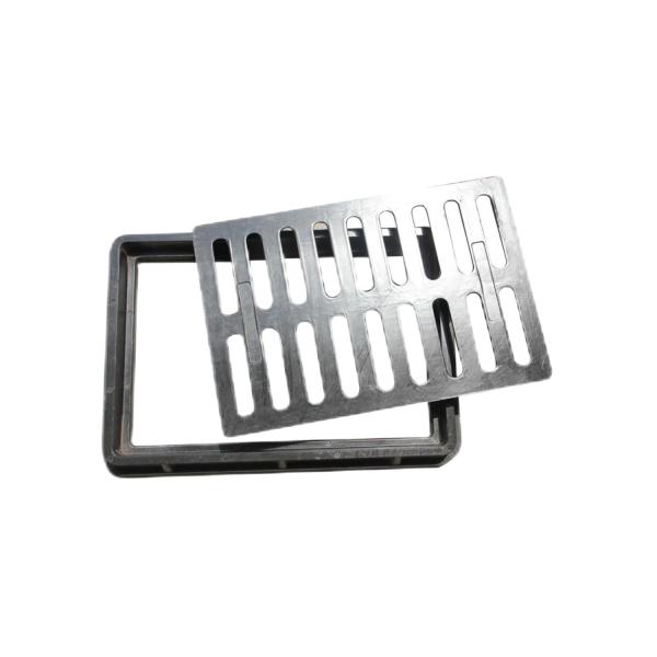 Composite Material En124 Light Duty Gully Grate For Water Engineering Plastic Gully Covers