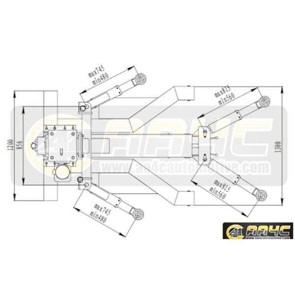 cheap hydraulic portable car lift equipment