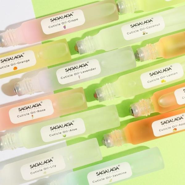 Crayon à rouleaux en vrac Revitalisant de soins Fruits Traitement artistique Manucure Adoucissant stylo Ongles de marque privée Voyage huile de cuticule