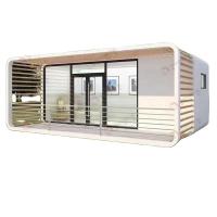 Luxury Elegant Modular Apple Cabin Factory Direct Supply Steel Structure Mobile Villa Tiny Module Cabin Outdoor Hotel Book Shop