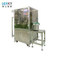Máquina de tampar frascos de ampola de plástico descartável totalmente automática para enchimento de essência