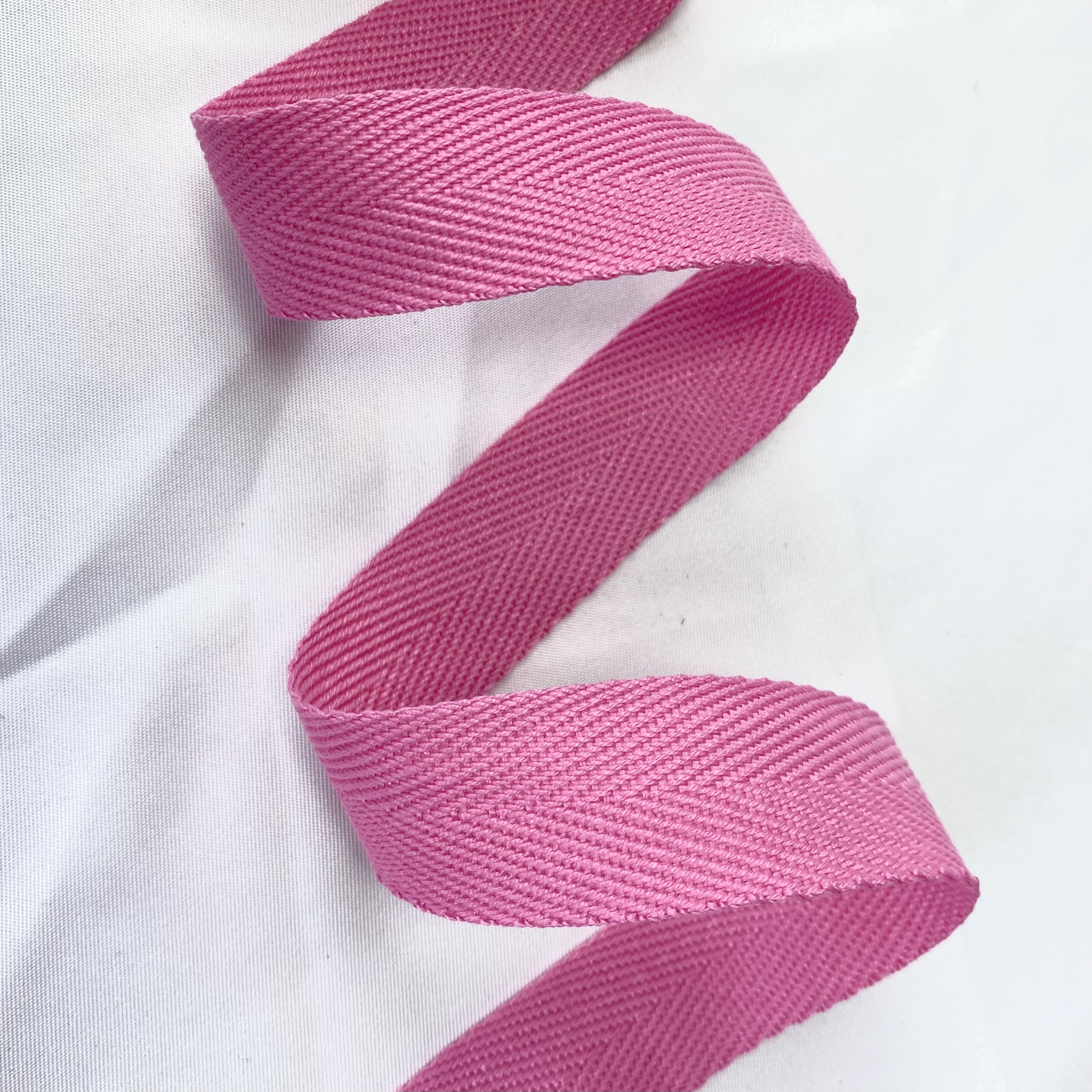 Herringbone polyester-cotton webbing Various colors Backpack strap Belt Handbag strap