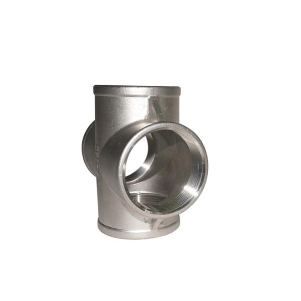 Smelting Casting Female Forged Steel Pipe Cross ASME 16.28