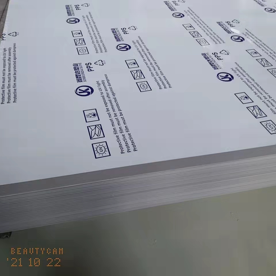 Reusable Waterproof Plastic Board PPS FR Polymer Plastic Sheets OEM