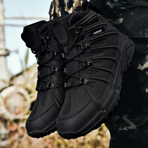 Mid High Tactical Desert Boots Lightweight Combat Hiking Boots Unisex