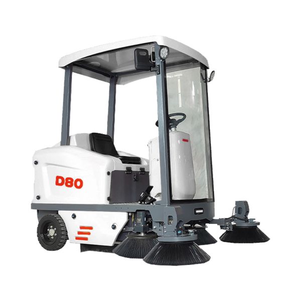 580Kg Industrial Floor Sweeper Scrubber 10800m2/H For Warehouse 48V 120Ah