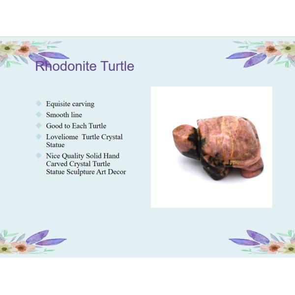 Client's Requirement Mysterious Blue Carved Turtle Mini Figurine for Holiday Home Decoration