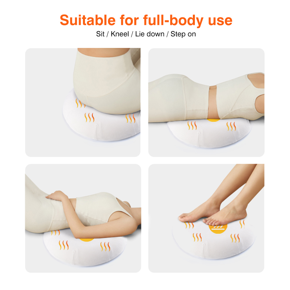 Lift Butt Hip Massage Electric Butt Enlargement Massager Shiatsu Heated Massage Seat Cushion for Back Waist Spine & Chair Use