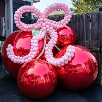 Botas de espelho infláveis de ouro metálico brilhante PVC para festas de casamento Decorações penduradas Produtos promocionais de festas