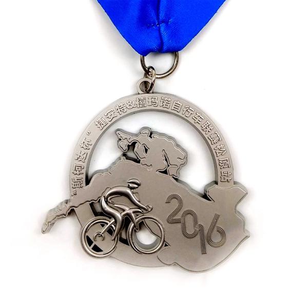 Medalla de ciclismo y premios de desafío de equipo de ciclismo