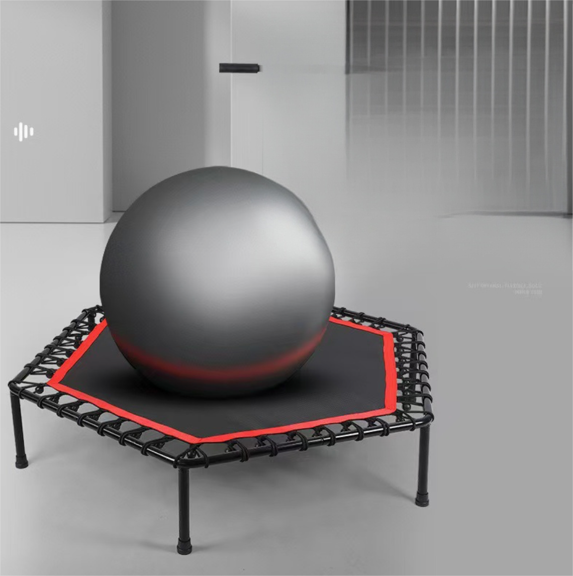 Outdoor Trampoline equipped with safety enclosure and anti slip jumping surface for secure and enjoyable outdoor activity
