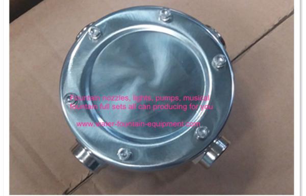 Diameter 115mm IP68 Underwater Fountain Lights Stainless Steel Junction Box