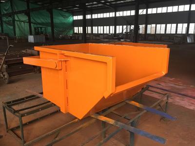 ODM Orange 4 Yard Skip Crane Boat Skip For Construction Garbage