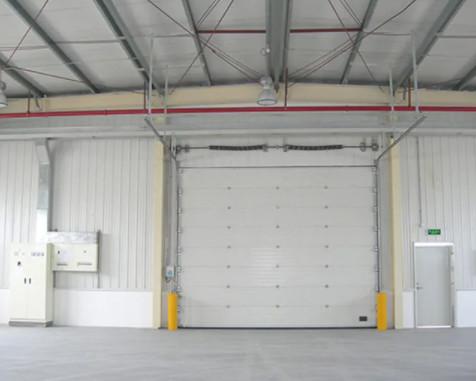High Lift 6500mm Width Industrial Sectional Doors