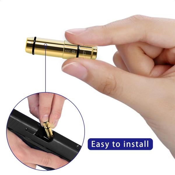 630nm - 670nm Red Shotgun Laser Cartridge 380ACP Caliber Brass