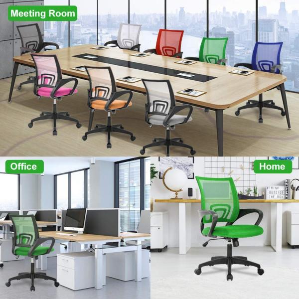 ALINUNU Navy Green Mesh Computer Chair The Ideal Choice for Executive and Home Office