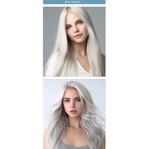 1000g Poudre Décolorante Cheveux Blond Clair Bio Bleue Jusqu'à 9 Tons