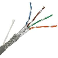 O dobro da classe 5 protegeu um twisted pair de faixa larga completo de quatro pares do PC de LAN Cable Eight Core dos ethernet