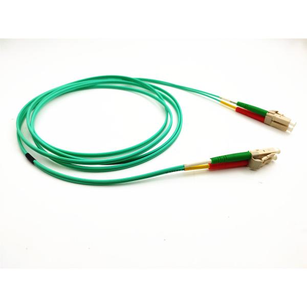 Telecom Data Centre Premium Fiber Optical Patch Cord OM3 OM4 LC To LC Customized