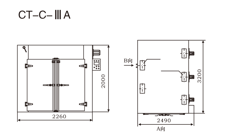 Batch Hot Air Circulation Drying Oven With High Efficiency Uniform Heating