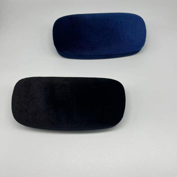 Shockproof Waterproof Leather Glasses Metal Eyeglass Case Fashion Velvet