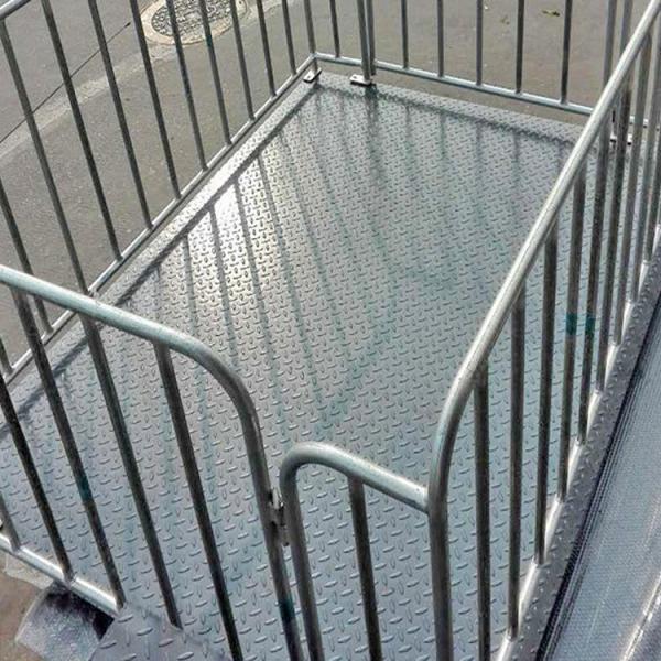 Pesée précise des animaux de 500 g sur les fermes Échelle de bétail avec clôture et support OEM personnalisé