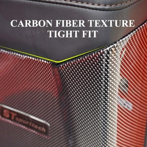 Viknav Car Door Anti Kick Pad for Ford F-150 F150 2015-2020 Accessories Carbon Fiber Style Leather