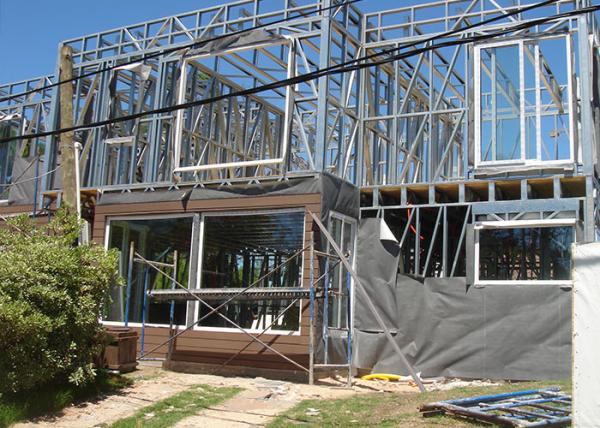 Prova padrão de aço do terremoto das casas de armação de aço da casa AISI da casa pré-fabricada de aço clara