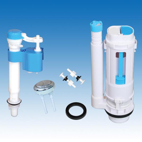 Toilet Tank Fitting Kits With Flush Valve Fill Valve Push Button Accessories From Xiamen China