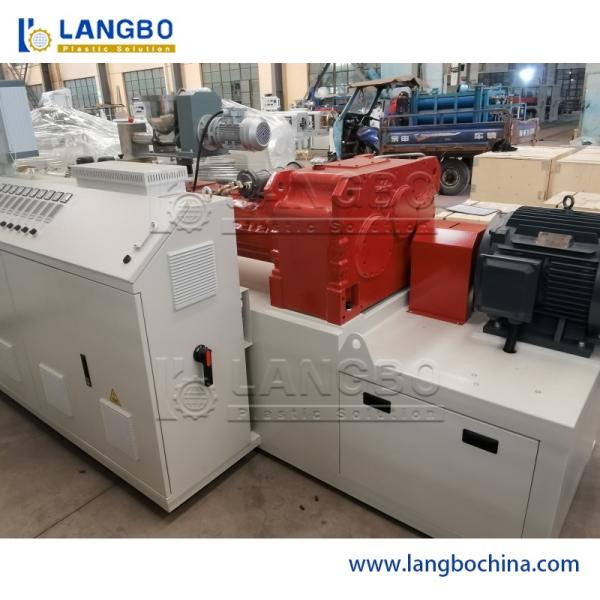 55KW Twin Screw Extruder PVC Pipe Extrusion Machine Full-Automatically Plastic Pipe Production Line
