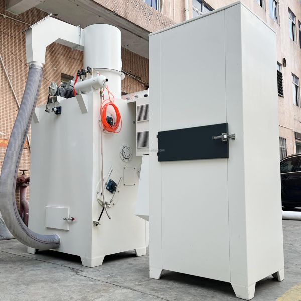 Automatic Sand Blasting Machine with Rubber Belt Track