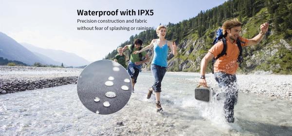 P3 portable wireless bluetooth fabric speaker,IPX5 waterproof bluetooth speakers,power bank speakers