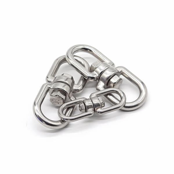 Polished Rigging Stainless Steel Eye To Eye Swivel Corrosion Resistance