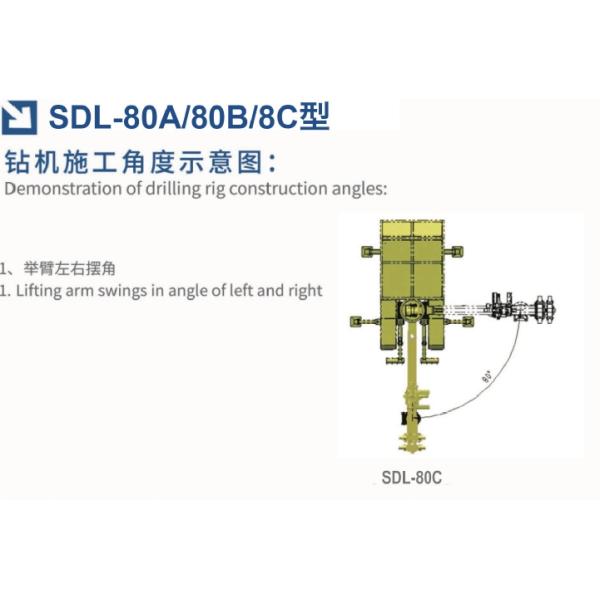 Top Drive Drilling Rigs SDL-80ABC Series - Multifunctional Large Diameter