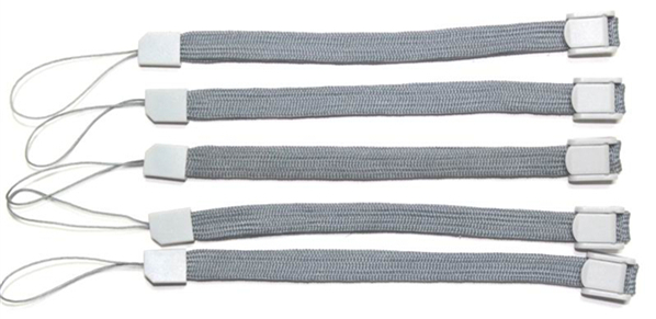 China OEM lanyard factory tubular polyester short wrist lanyards for mobile phone hanging,