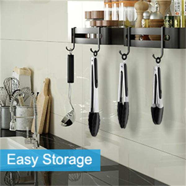 BPA Free Kitchen Food Tongs , Noncorrosive Catering Tongs Stainless Steel