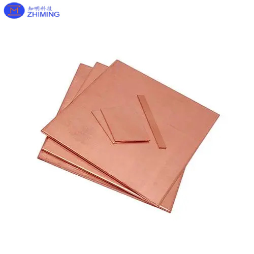 Медная подложка Медная кубическая Cu Wafer / Substrate 100 110 111 Orientaiton SSP DSP Чистота 99,99%