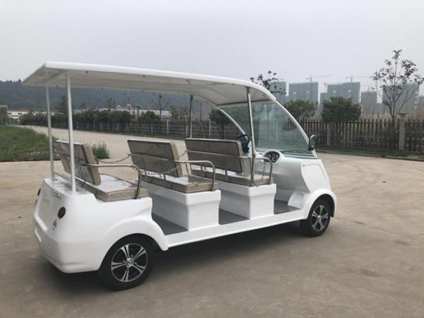 Mini Bus 8 Seater Electric  Sightseeing Car With CE Certification For Hotel Reception