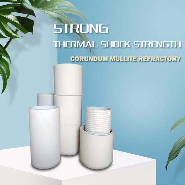 Теплообработка Алюминиевая керамическая трубка 92% 95% Для защитного корпуса