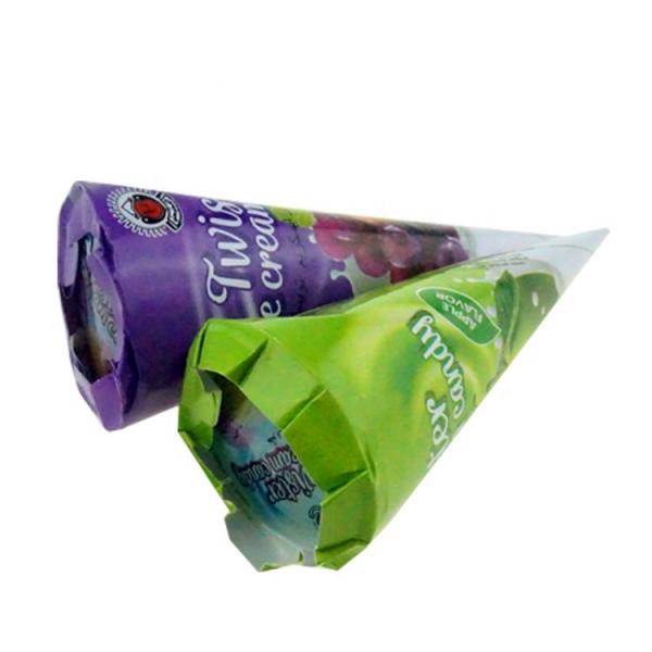 Ice Cream Shape Fruit Jelly Candy Assorted Fruits Jam Candies Multicolored