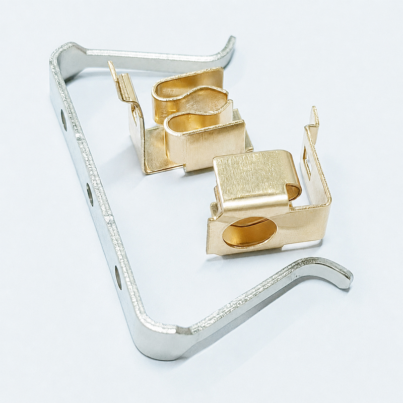 Copper/Barss Plated Latch & Horn Clips Live & Neutral Terminals Socket Sleeves for DIN European Standard Plug ISO 9001 Certified